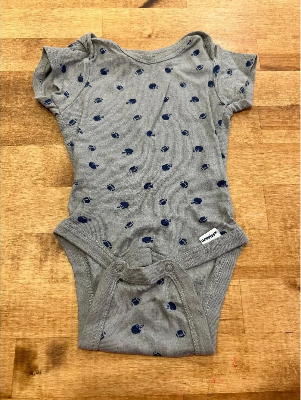 Set of 4 Baby Bodysuits 0-3 Month Size - Black, White, gray, and Striped
